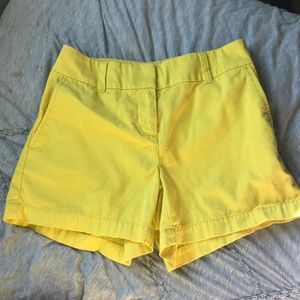 Yellow shorts